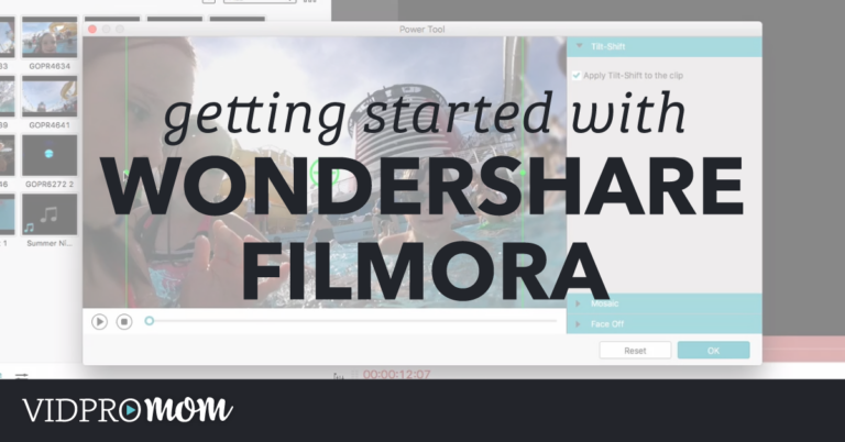 Wondershare Filmora Video Editing – Getting Started