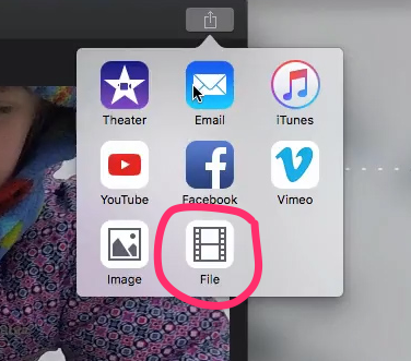 imovie 10.0.5 export quality youtube