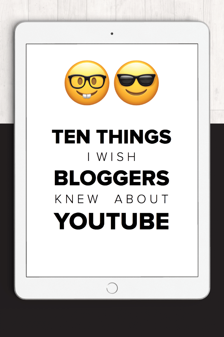 Blogging and YouTube go together like rainbows and unicorns... Here are 10 things I wish other bloggers knew about YouTube