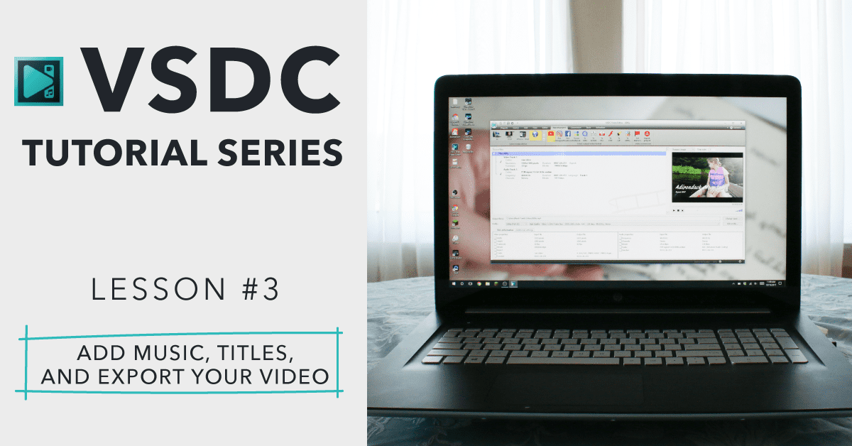 how to add titles in vsdc video editor