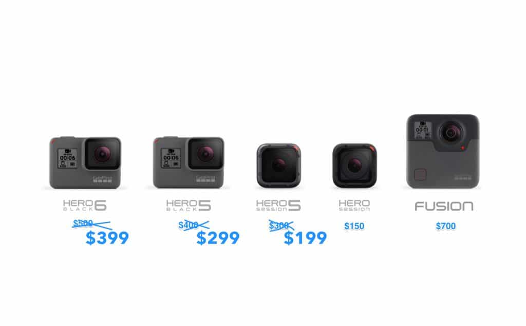 Gopro Comparison Chart 2019