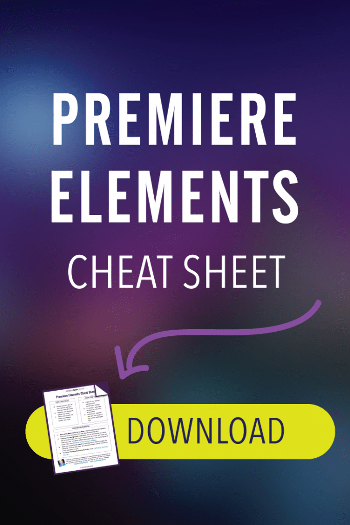 Premiere Elements Cheat Sheet Png