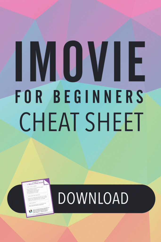 Imovie Cheat Sheet Pin