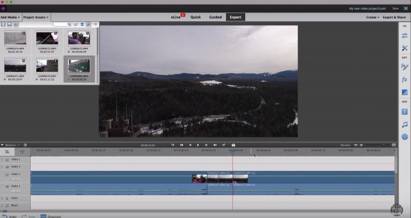 Add Clips To Your Timeline In A New Video Editing Project