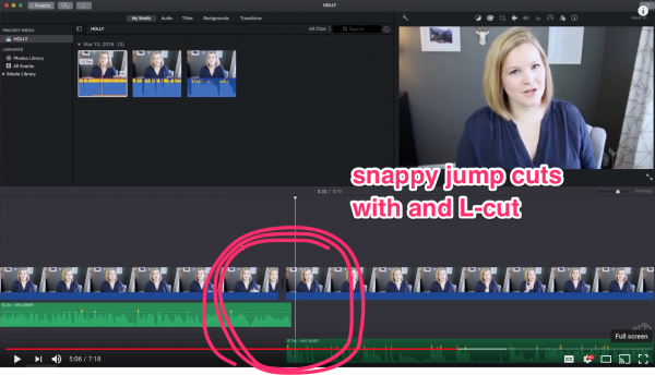 using imovie to edit video