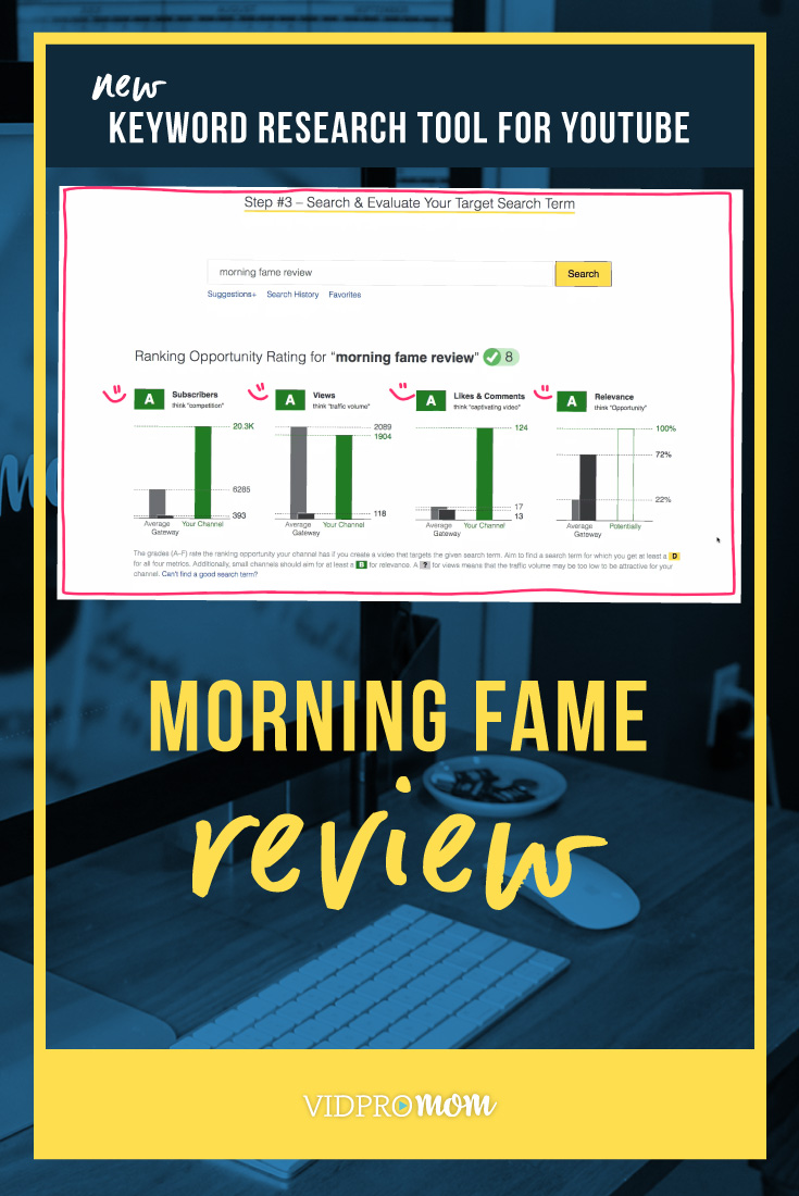 Morning Fame Review Youtube Keyword Research Tool