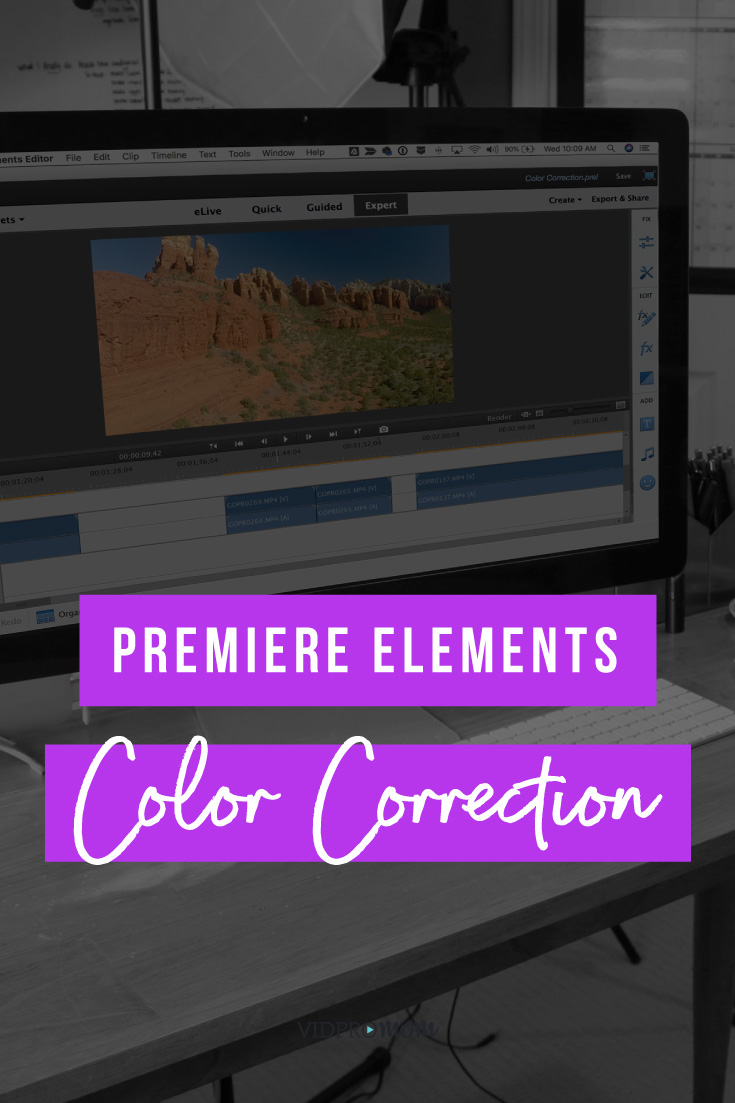 Color Correction In Premiere Elements 2018 