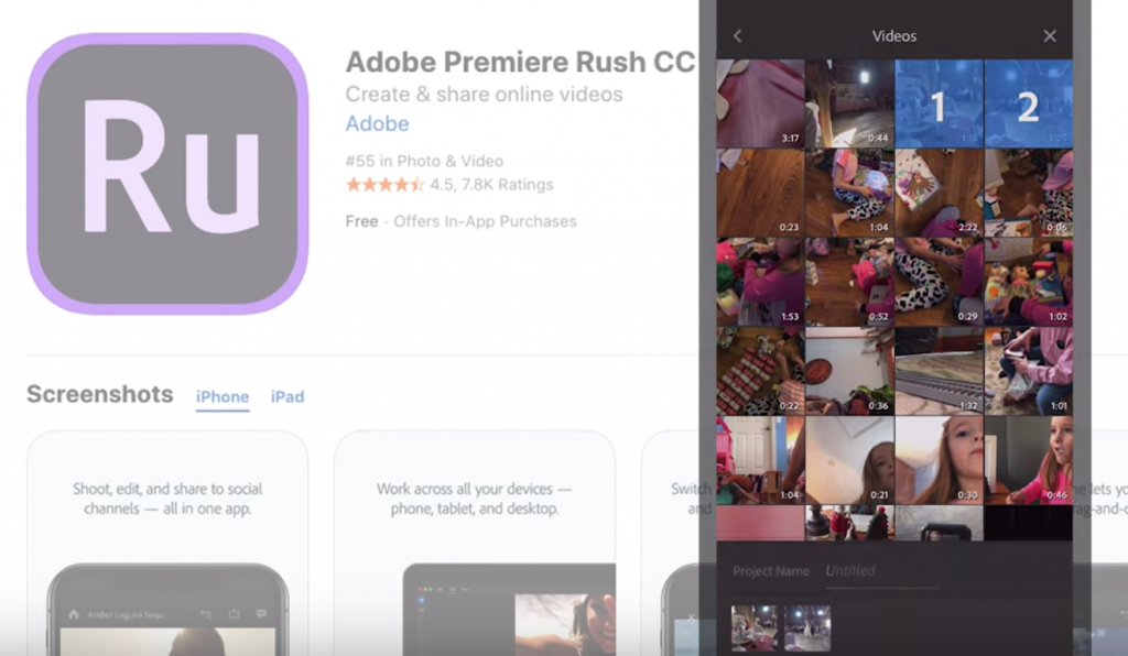 Adobe Premiere Rush For Iphone Video Editing