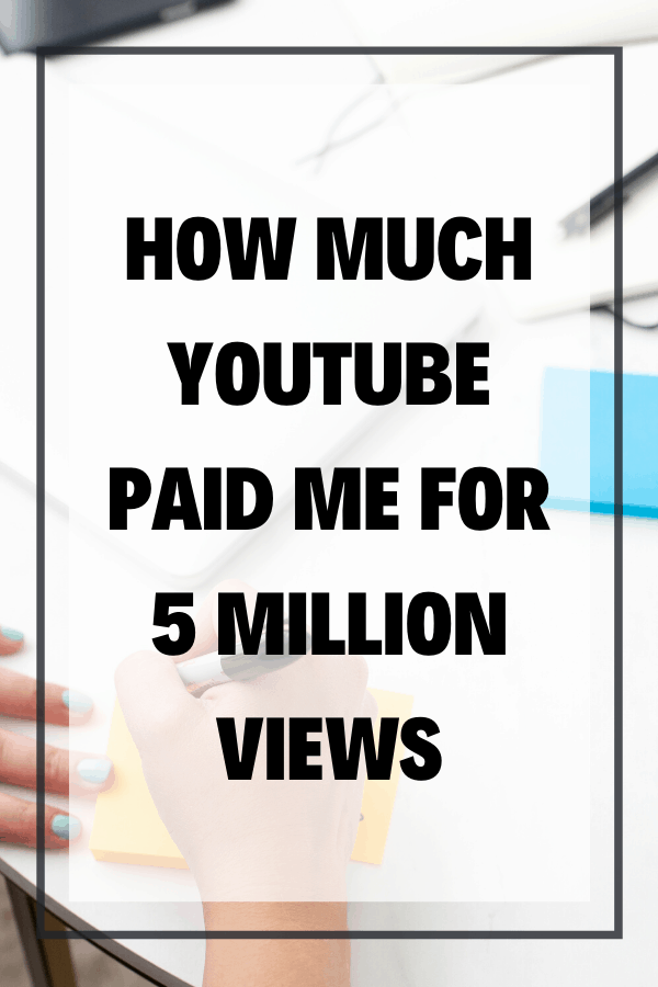 How Much YouTube Paid Me For 5 Million Views in 5 years - It's been 5 years since I started publishing consistently on YouTube, and I'm nearly up to 5 million views (close enough) so it seems like a good time to answer the question... how much YouTube paid me for 5 million views!