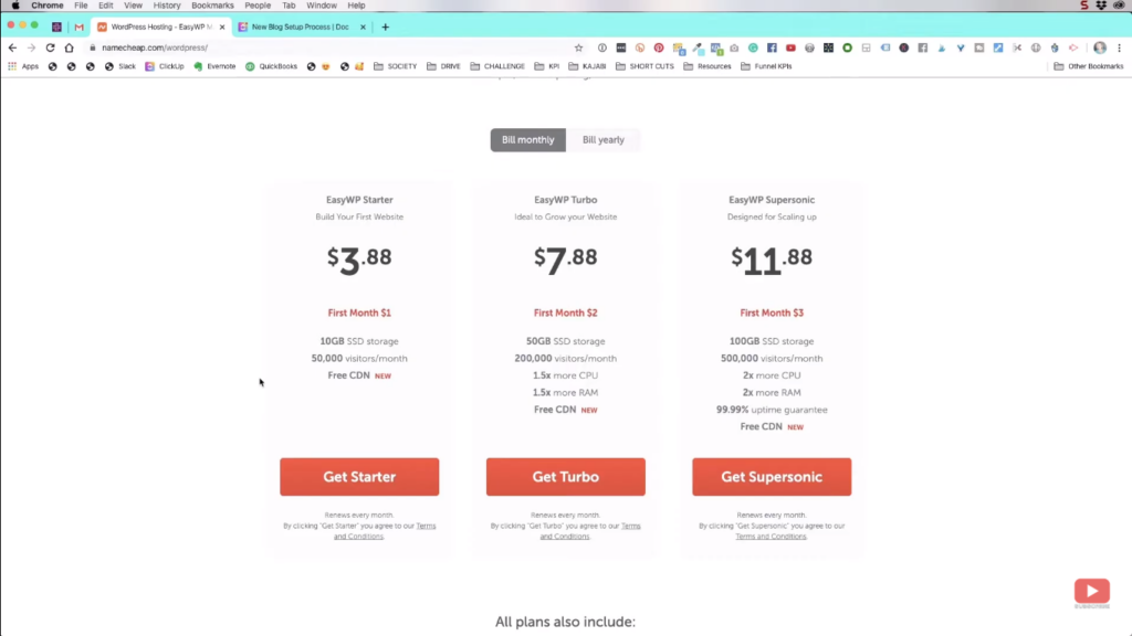 Namecheap pricing