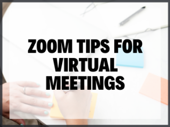 Zoom Tips