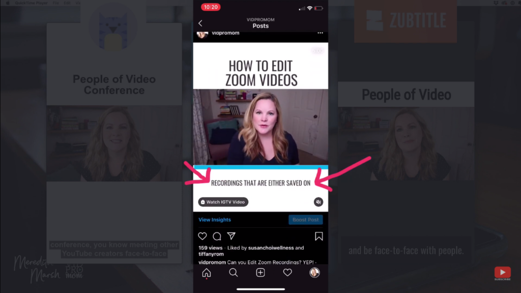 Vertical videos in Vidpromom IG TV