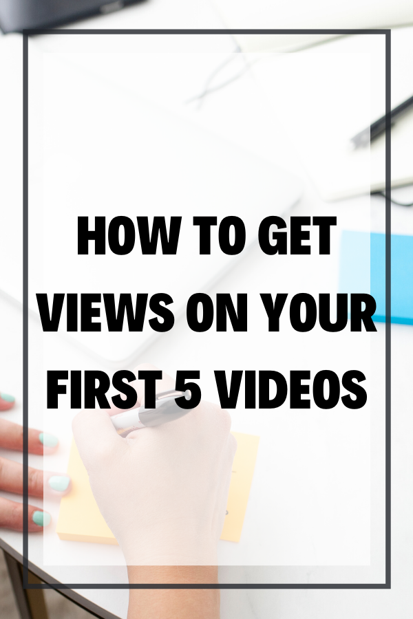 With a brand new channel, you might be wondering how to get views on your first YouTube video, or maybe your channel has been around for a while but you're still not getting views on YouTube. In this blog post, I break down how to get your first video views!