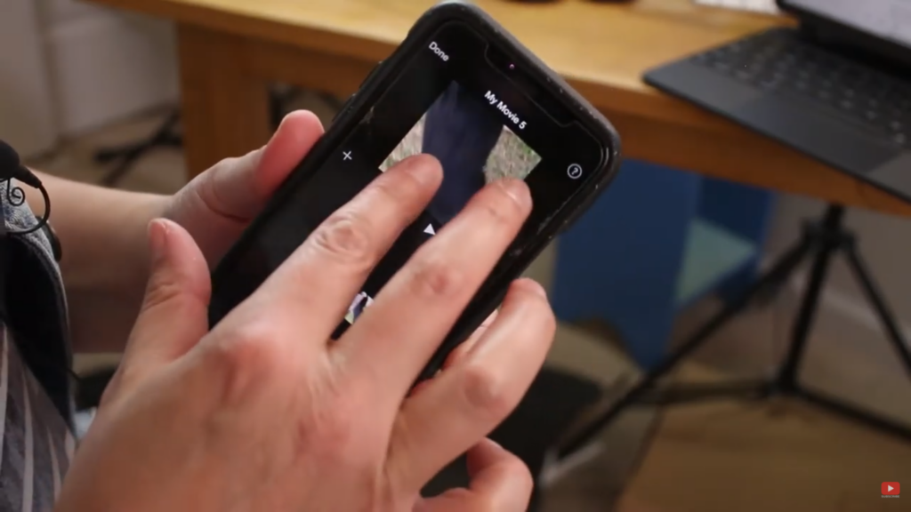 tip to edit vertical video in iMovie