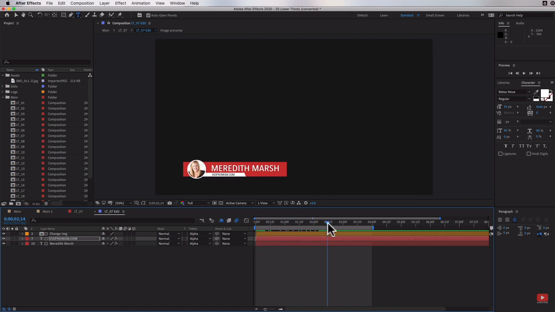 Social Media Animations for YouTube
