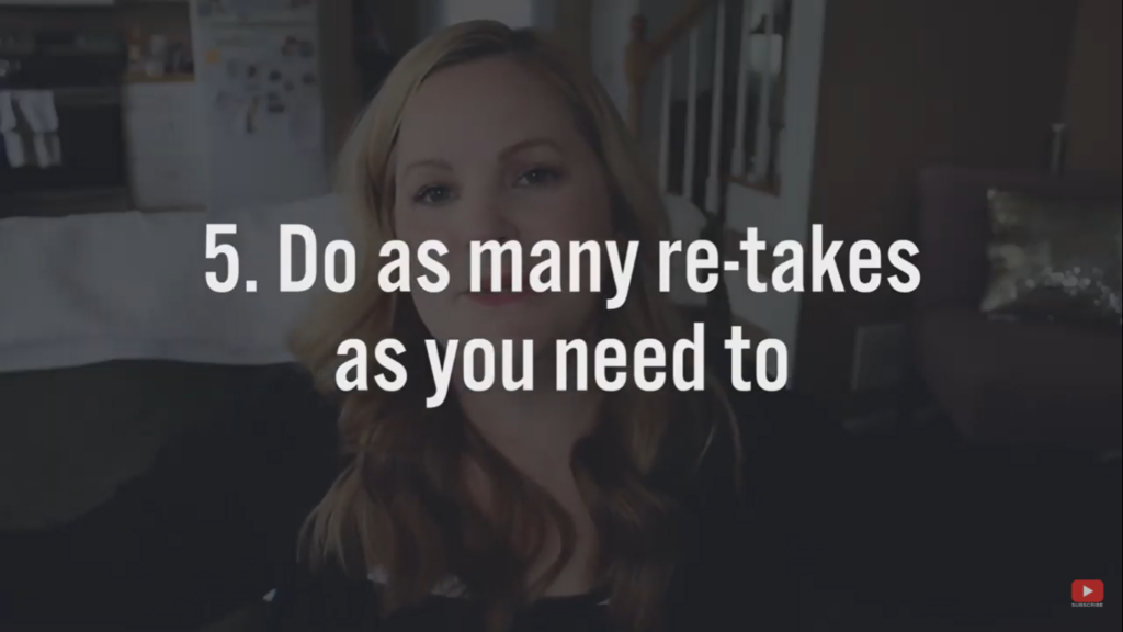 do as many retakes as you need