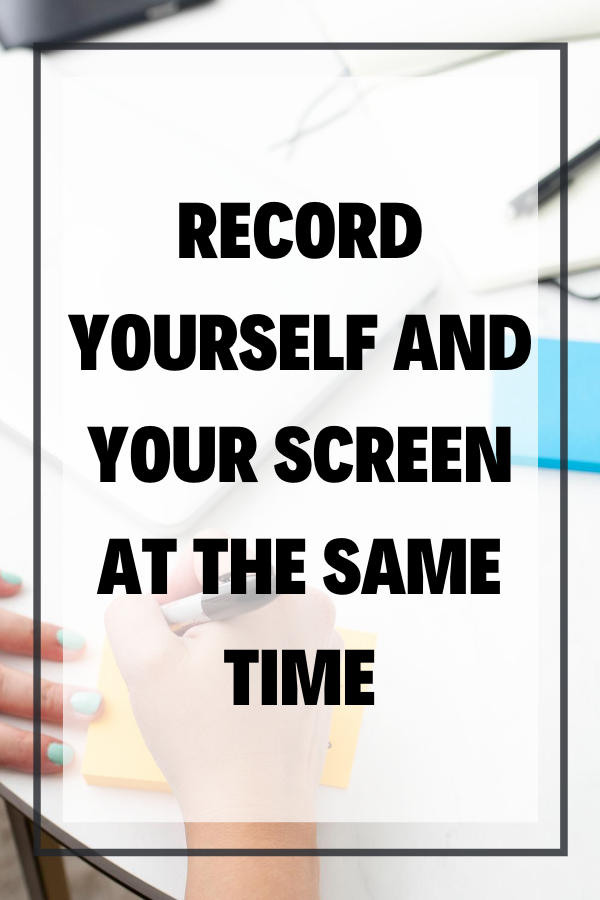 There are a few different options for how to record yourself and your screen at the same time, and in this video, I'll show you 5 easy ways to get the job done so that you can record your screen AND your face at the same time. This works for recording screencasts for YouTube videos and some of these screen recording software options work for Livestreams too!