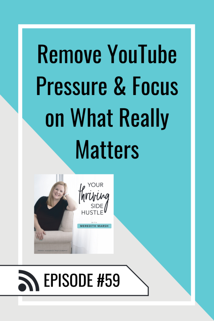 Have you noticed some of these things about YouTube recently? Here's what I'm doing to eliminate YouTube pressure and focus on what really matters in my business.