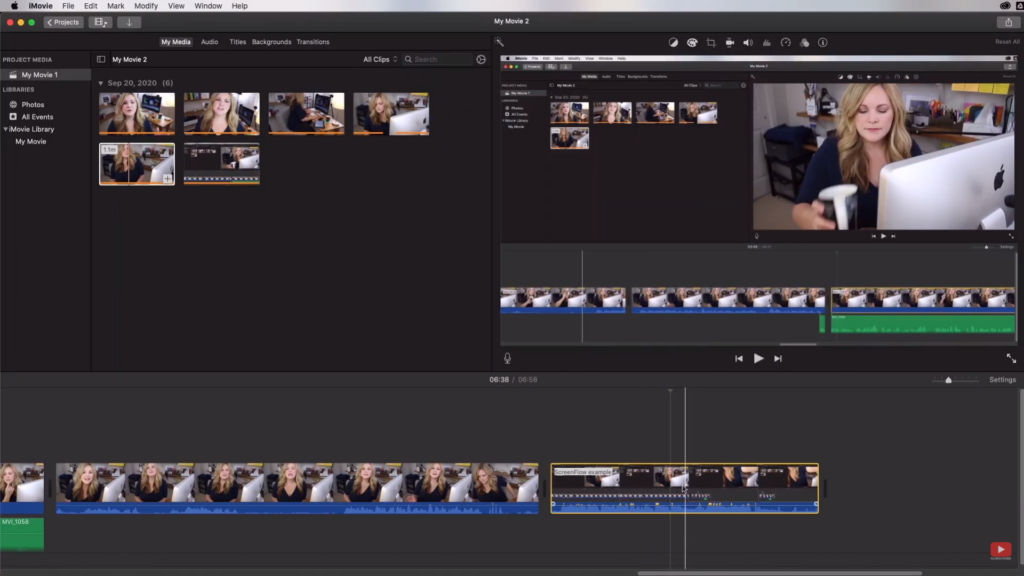 adding a b-roll tease to your iMovie video