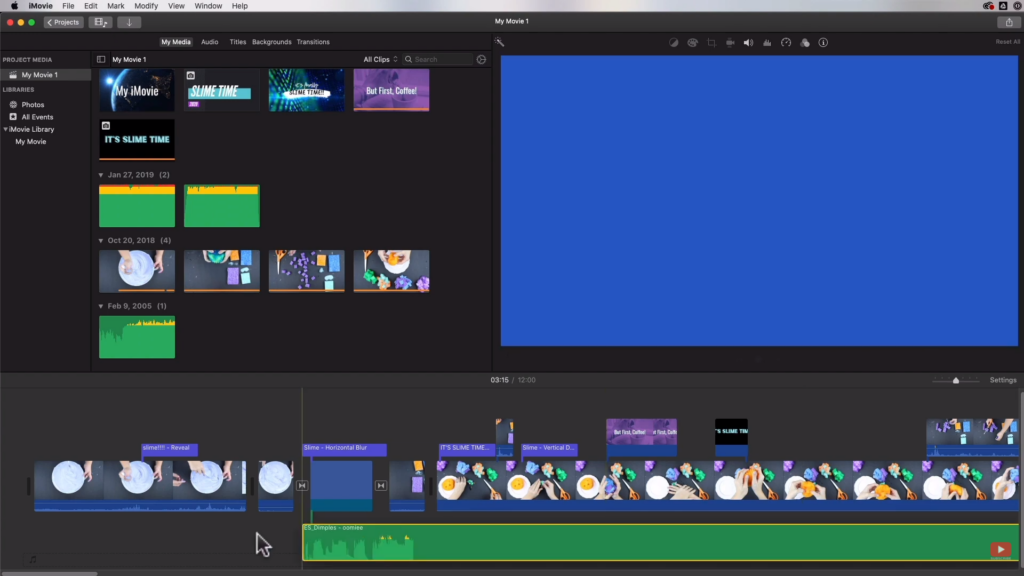 imovie audio editing