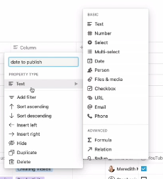 adding more columns to your table in notion