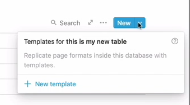 create a template in notion