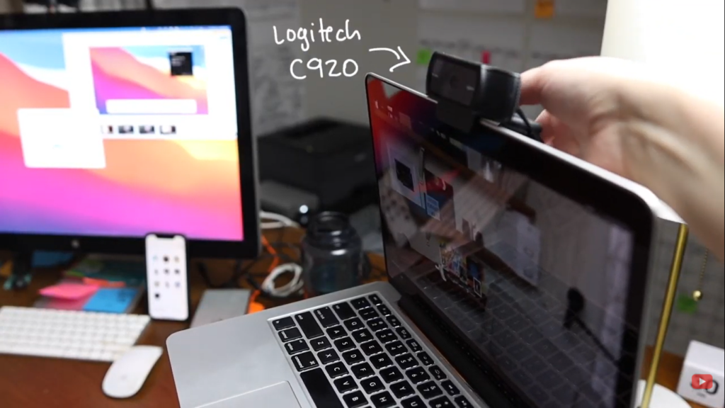 logitech c920 as my external webcam