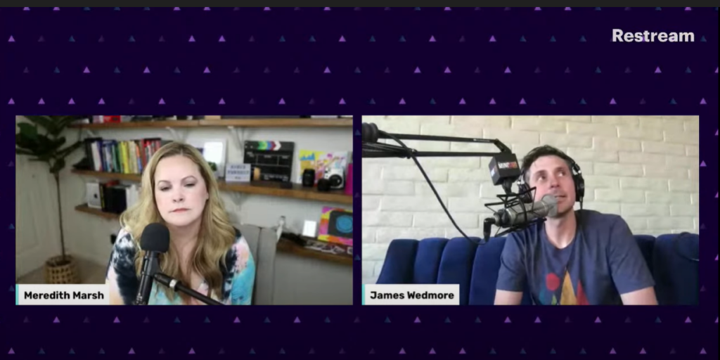 Meredith and James Wedmore in the Making the Jump: Content Creation to Online Courses