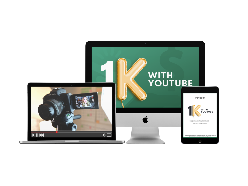 Product image for Earn 1k with YouTube