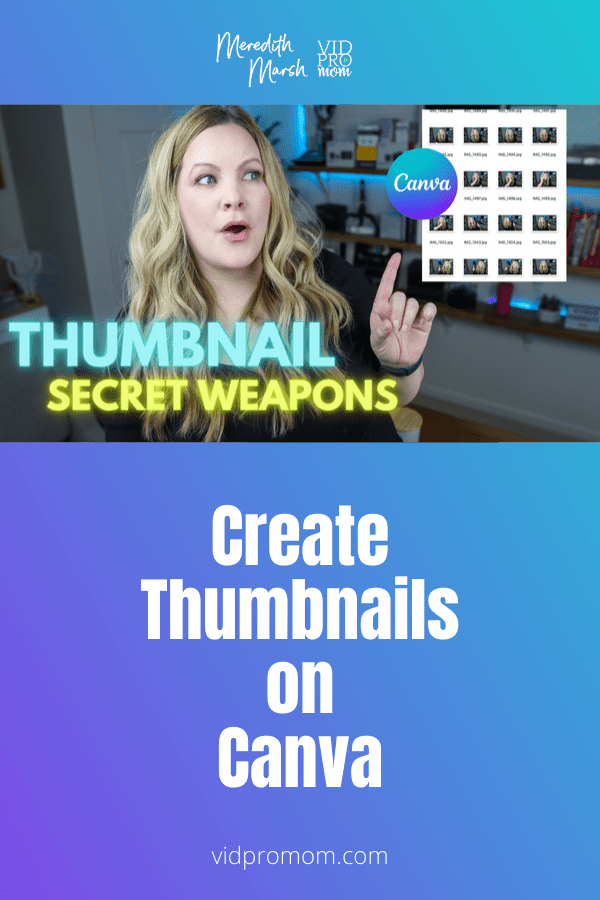 How to create thumbnails on Canva