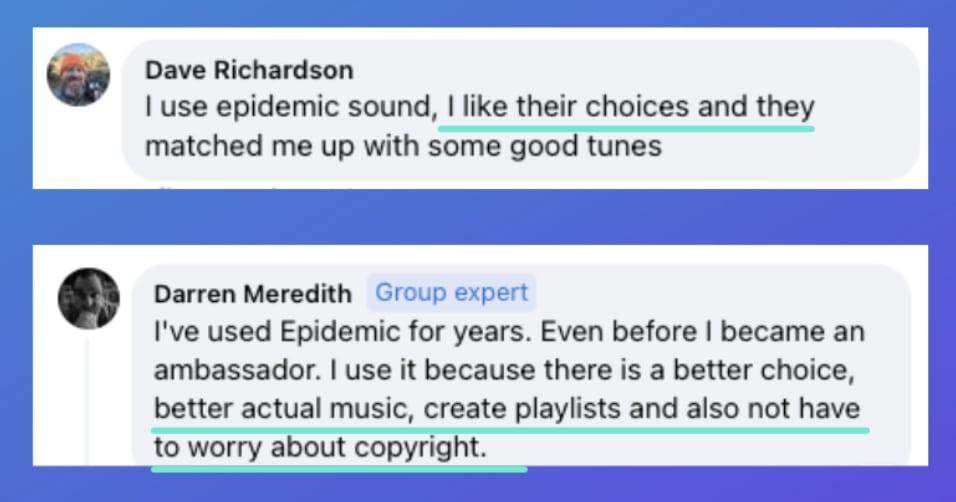 Why pay for Royalty-free background music like with Epidemic Sound?