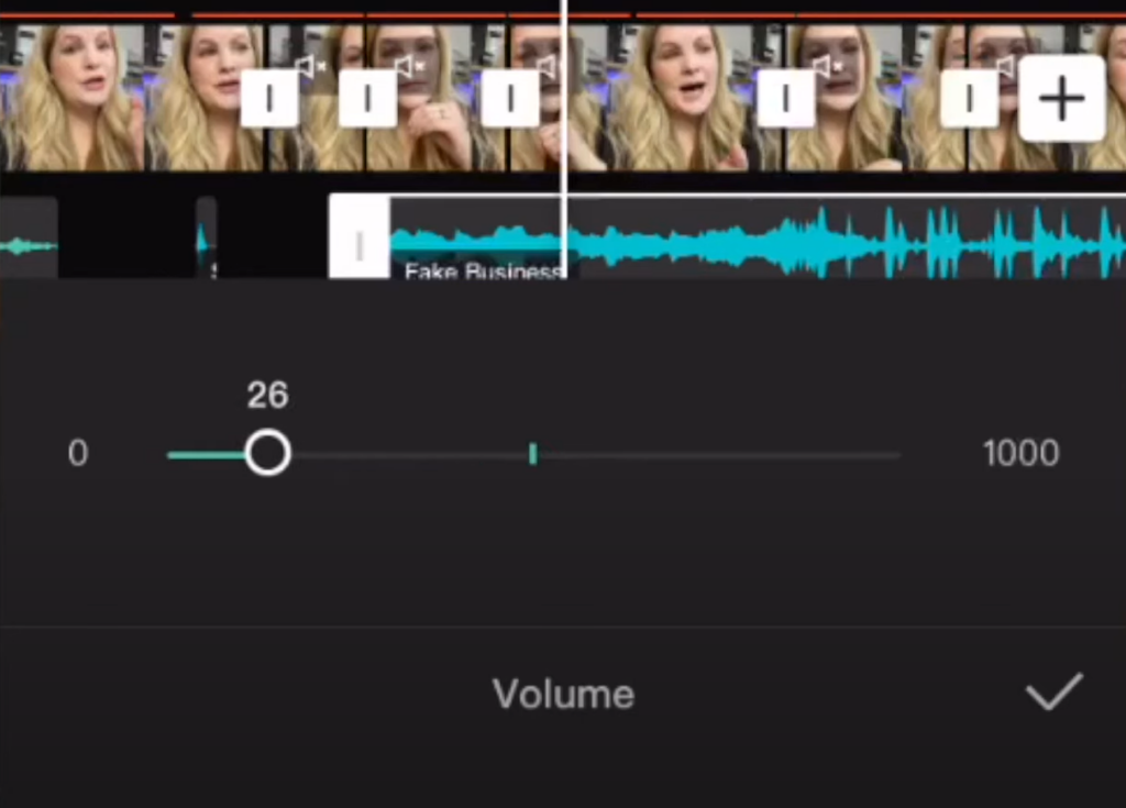adjusting audio volumes in capcut