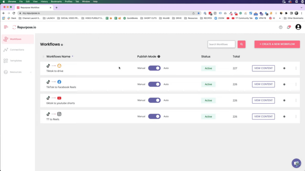 Publishing settings to repurpose my TikTok videos