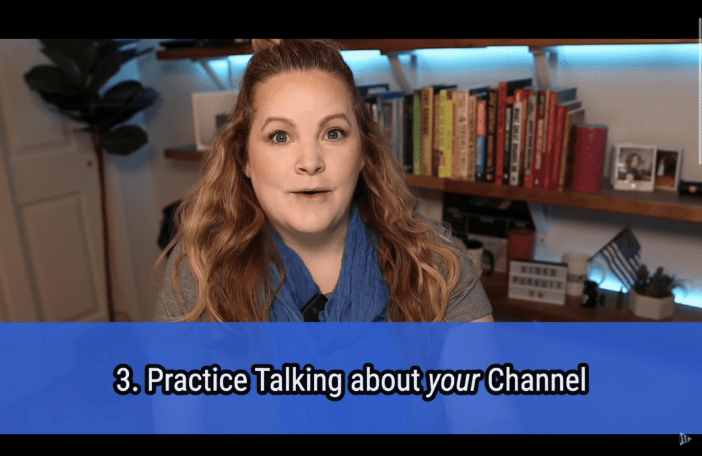 Practice talking about your niche and channel before going to conferences