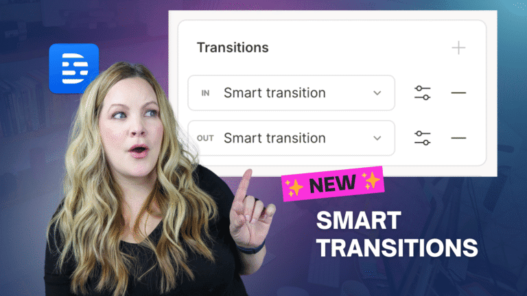Finally... easy, smooth, SMART transitions in Descript! I've been hoping for an update like this to take your clunky edits and turn them into smooth, professional looking videos with Descript. I love the new Smart Transitions!!