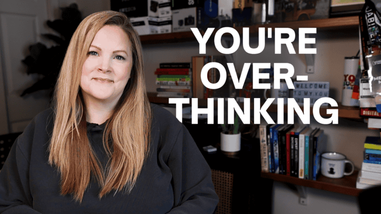 Struggling with what to post or how to start on YouTube? Worried you'll look stupid as a beginners? I get it... but you're (most likely) overthinking EVERYTHING.
